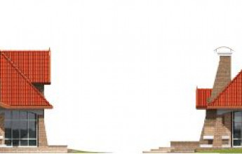 Красочный дом в итальянском стиле