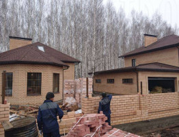 Зимняя стройка 2016. Банный комплекс и коттедж