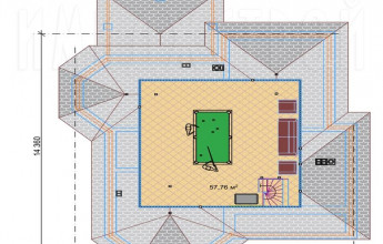 Карий на светлом 301 кв.м.