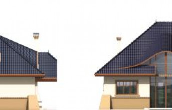 Cтильный дом с элементами модерна