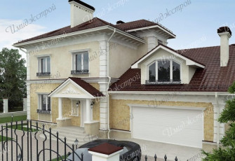 Дом в эклектичном стиле на 464 м2 Огромный дом в эклектичном стиле