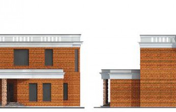 Вилла с плоской кровлей