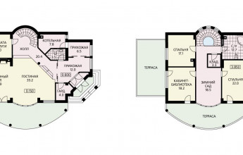 Вилла с плоской кровлей