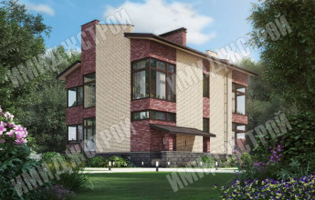 Необычный фасад 330 кв.м.