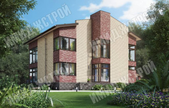 Необычный фасад 330 кв.м.