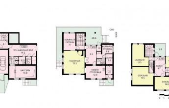 Узкий участок для большого дома - вам сюда