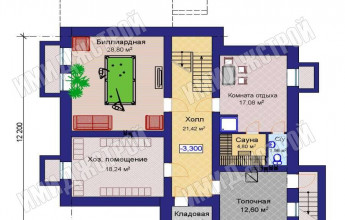 Необычный фасад 330 кв.м.