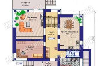 Необычный фасад 330 кв.м.