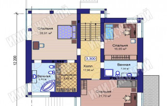 Необычный фасад 330 кв.м.