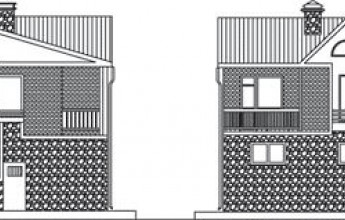 Настоящий коттедж в виде особняка