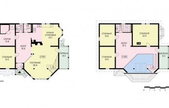 Коттедж с бассейном