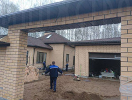 Зимняя стройка 2016. Банный комплекс и коттедж