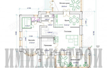 Особняк в Акбердино 260 кв.м