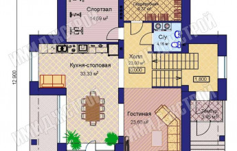 Камень и кирпич 365 кв.м.