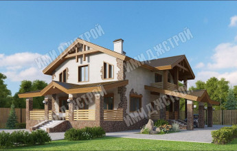 Особняк с двумя террасами 274 кв. м.