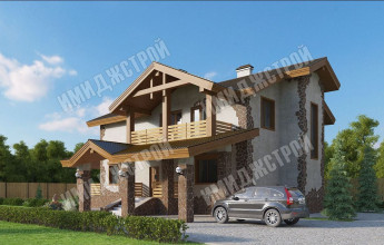 Особняк с двумя террасами 274 кв. м.