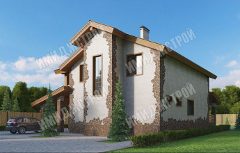 Особняк с двумя террасами 274 кв. м.