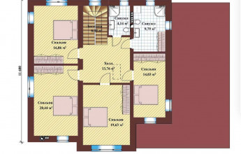 Интересное решение по террасе 230 кв.м.