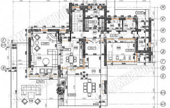 Дом с рабочей кровлей 320 кв.м.