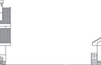 Прекрасный дом с малой площадью для большой семьи