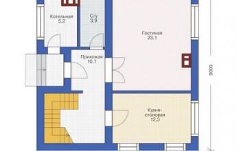 Много стекла, мало кирпича 150 кв.м.