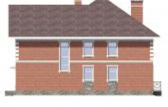 Из коричневого кирпича на 288 кв.м.