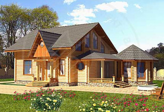 Загородный дом с зимним садом