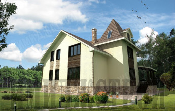 Дом с башней 294 кв.м.