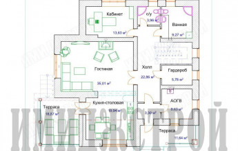 Дом с башней 294 кв.м.