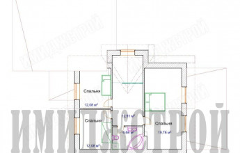 проект коттеджа с гаражом