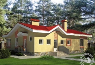 Дом для углового участка