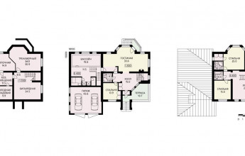 Особняк из пенобетона в стиле классической архитектуры