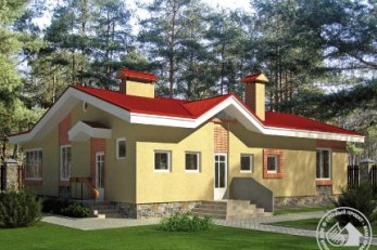 Дом для углового участка