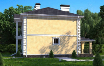 Коттедж с двумя полноценными этажами 285 квадрата