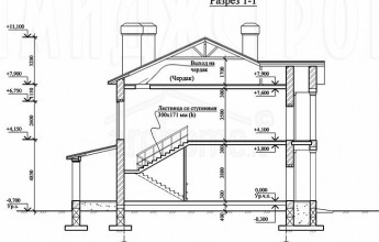 Коттедж с двумя полноценными этажами 285 квадрата