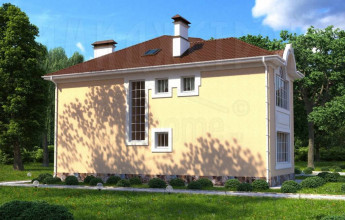 Особняк с двумя "крыльми" на 293 квадрата