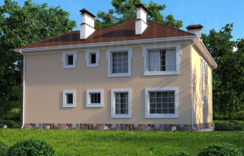 Особняк с двумя "крыльми" на 293 квадрата