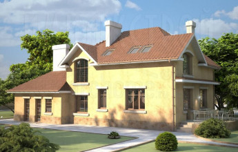 Дом с двумя гаражами на 285 квадратных метра