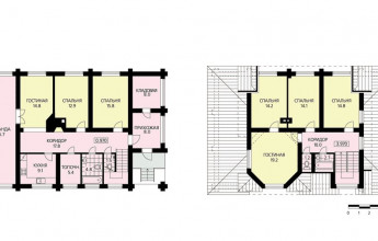 Бревенчатый коттедж в Уфе