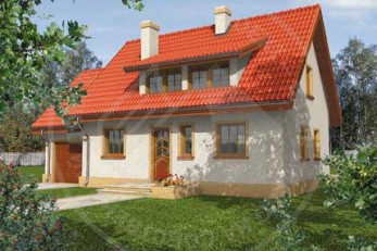 Дюймовочка с гаражом и жилой мансардой