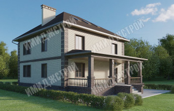 Дом с эксплуатируемым чердаком 268 кв.м.