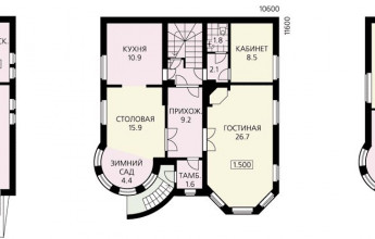 Особняк с изысканными фасадами