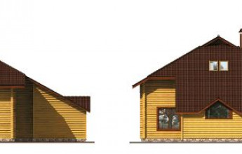 Небольшой уютный дом с гаражом