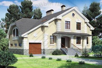 Коттедж с внутренним гаражом и террасой 250 кв. м.