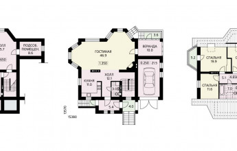 Типовой проект дома в европейском стиле