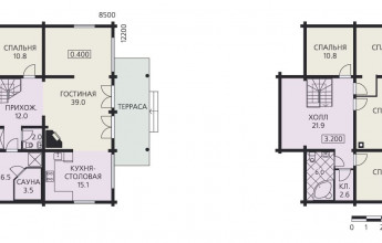 Небольшой уютный дом с гаражом