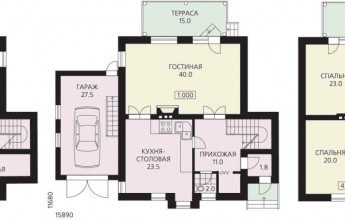 Удобный дом для большой семьи