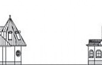 Кирпичный особняк c двумя гаражами