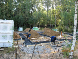 Дом из керамического камня