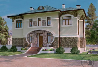 Коттедж в стиле модерн